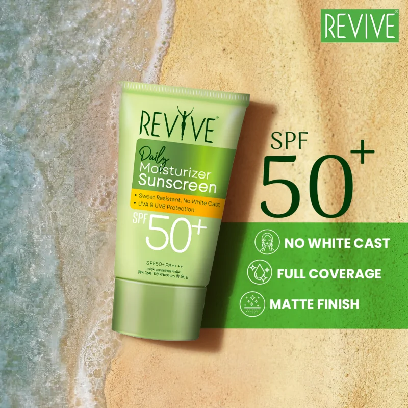 Revive Daily Moisturizer Sunscreen SPF50+ PA+++ 50 ml - 3