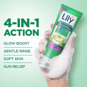 Lily Aloe Vera Face Wash 100ml - 3