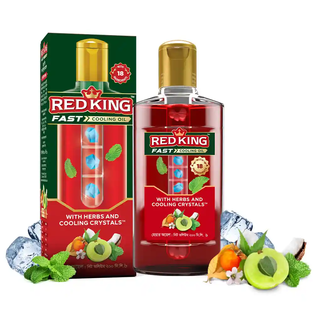 Red King Men's Cooling Oil  -200ml - 2