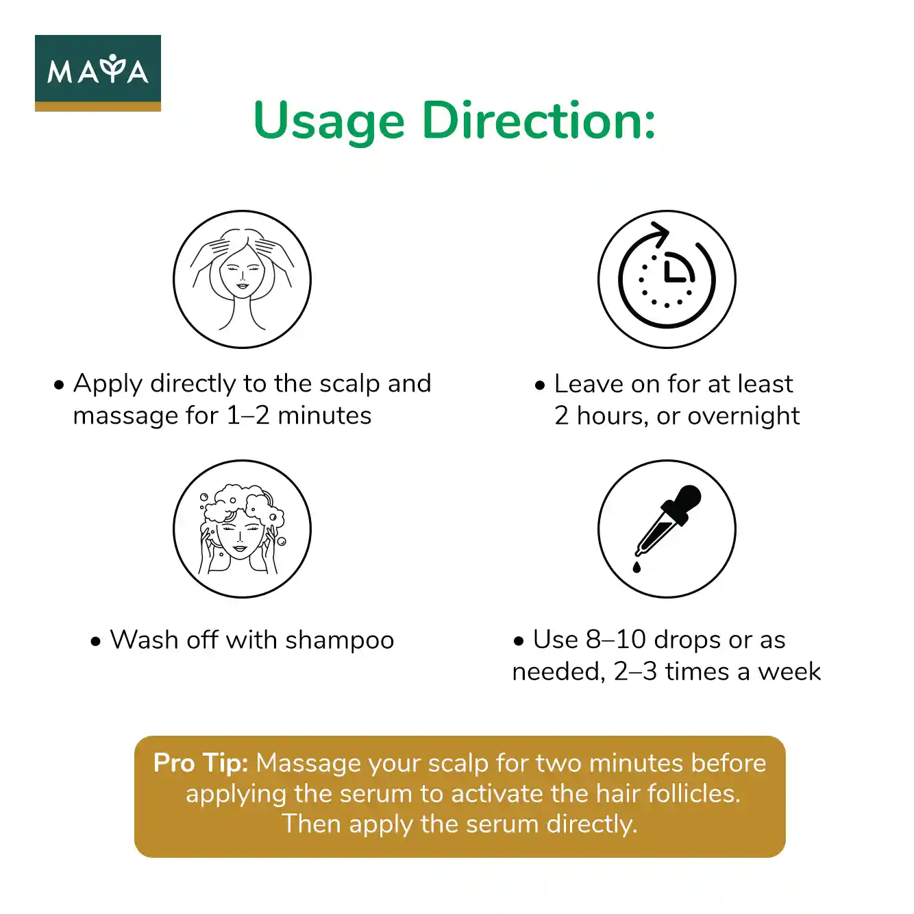 MAYA All Natural Hair Growth Scalp Serum – 30ml - 4