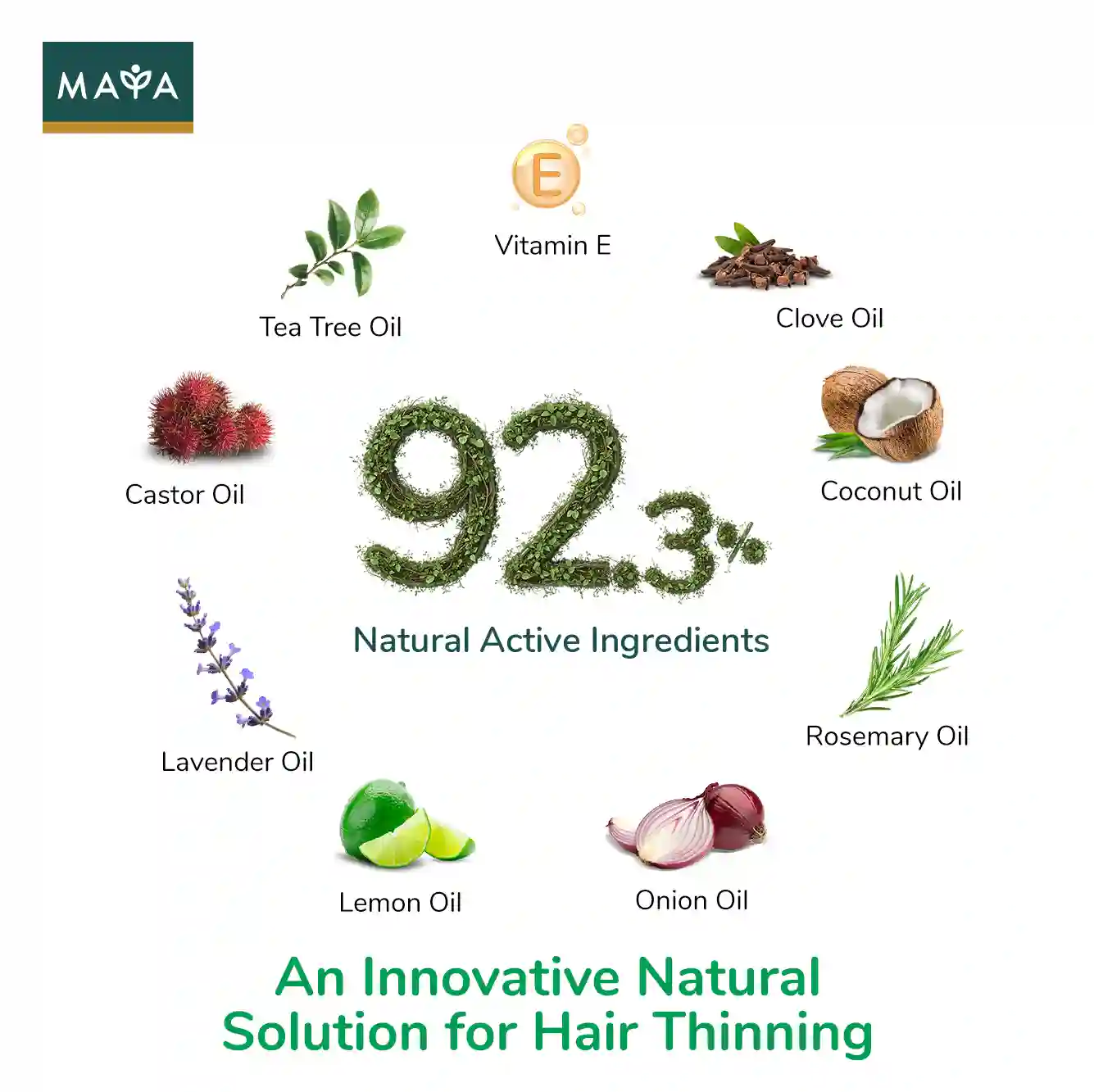 MAYA All Natural Hair Growth Scalp Serum – 30ml - 8