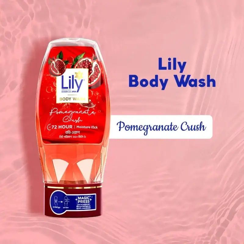 Lily Pomegranate Crush Body Wash – 200ml - 2